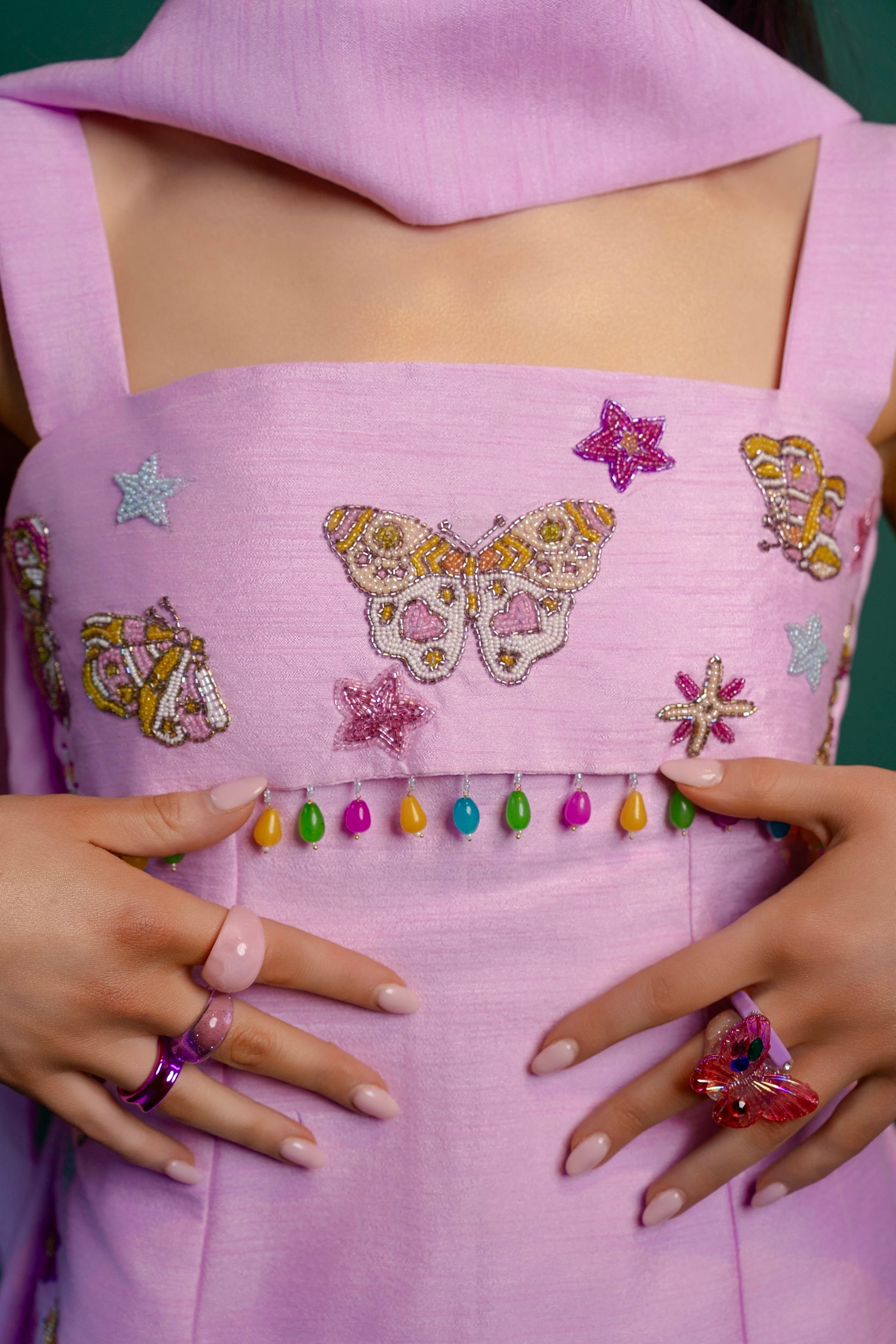 Papillon Beaded Dress